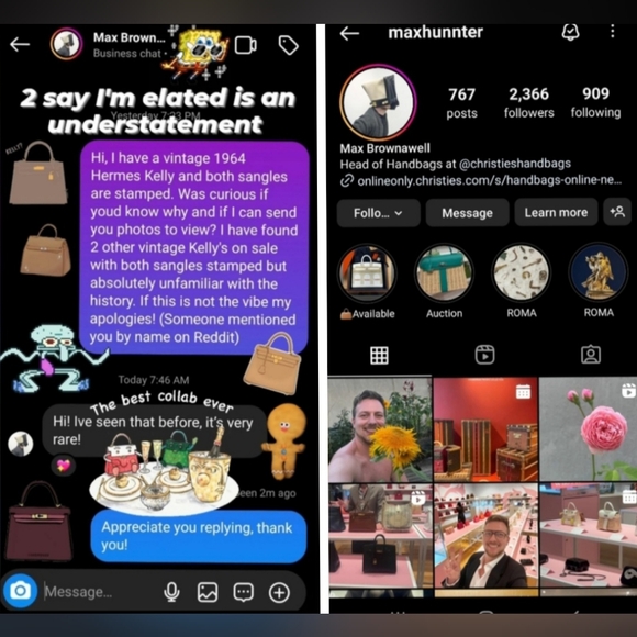 🦄 Vintage 1964 Hermes Kelly Burgundy Boxcalf Sellier 32 ☆Both Plaques Stamped☆ - Picture 4 of 17